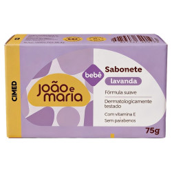 SABONETE JOAO E MARIA LAVANDA 75G
