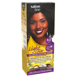 TINTURA DE CABELO SALON LINE LIGHT COLOR 4.0 CASTANHO MEDIO