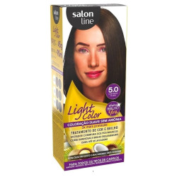 TINTURA DE CABELO SALON LINE LIGHT COLOR 5.0 CASTANHO CLARO