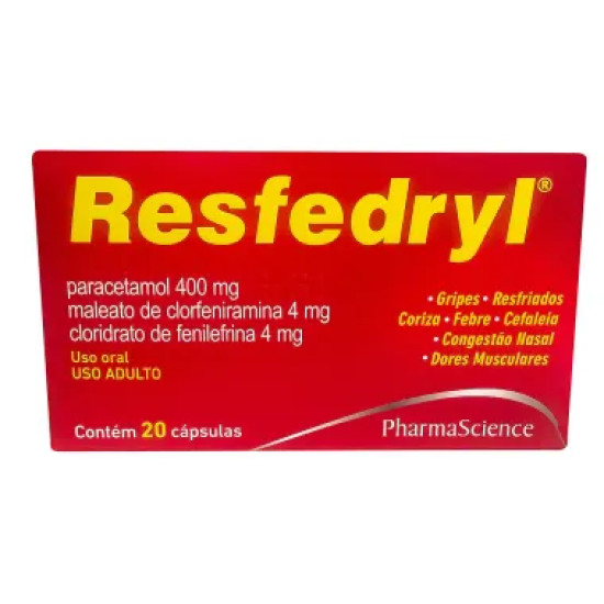 RESFEDRYL 20 CAPSULAS