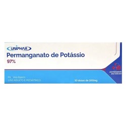 PERMANGANATO POTASSIO ENV C/10 COMPRIMIDOS UNIPHAR