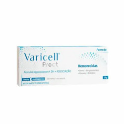 VARICELL PROCT POMADA + 6 APLICADORES COM 25G