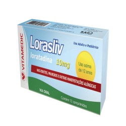 LORASLIV 10 MG C/12 COMPRIMIDOS