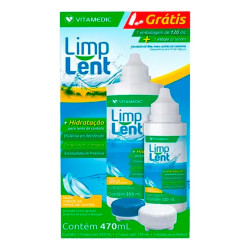 KIT LIMP LENT SOL ESTERIL PARA LENTES DE CONTATO 470ML