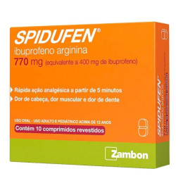 SPIDUFEN DAMASCO 770MG COM 10ENV