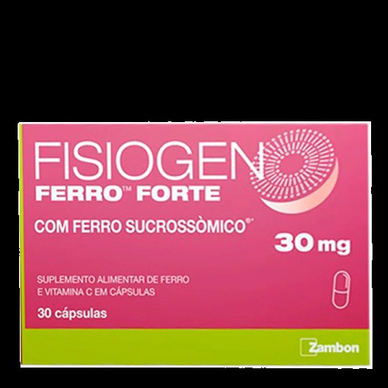 FISIOGEN FERRO FORTE C/30 CAPSULAS