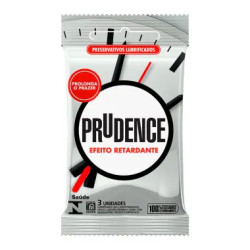 PRESERVATIVO PRUDENCE EFEITO RETARDANTE COM 3 UN