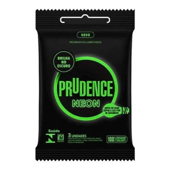 PRESERVATIVO PRUDENCE NEON COM 3UN