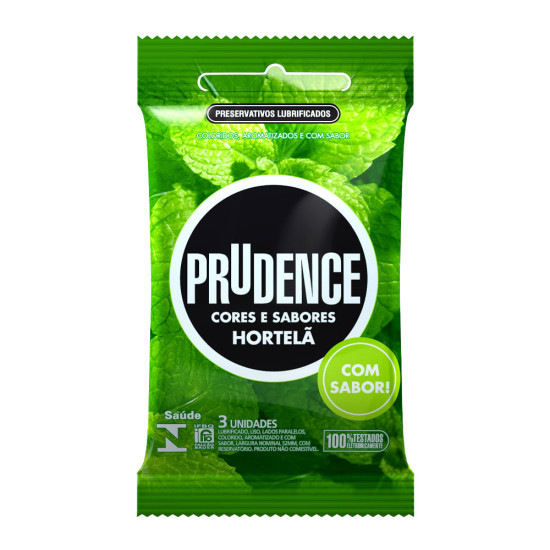 PRESERVATIVO PRUDENCE HORTELA COM 3UN