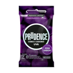 PRESERVATIVO PRUDENCE UVA COM 3UN