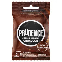 PRESERVATIVO PRUDENCE CHOCOLATE COM 3UN