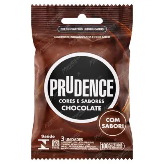 PRESERVATIVO PRUDENCE CHOCOLATE COM 3UN