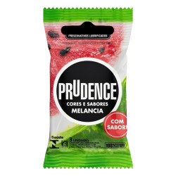 PRESERVATIVO PRUDENCE MELANCIA COM 3UN