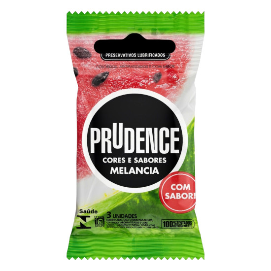 PRESERVATIVO PRUDENCE MELANCIA COM 3UN