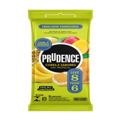 PRESERVATIVO PRUDENCE MIX TROPICAL LV8 PG6
