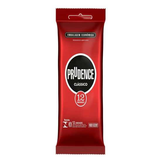 PRESERVATIVO PRUDENCE LUBRIFICADO COM 12UN