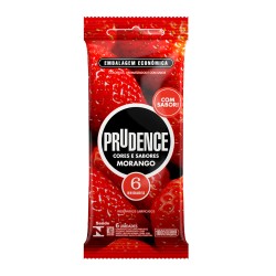 PRESERVATIVO PRUDENCE MORANGO C/6UN