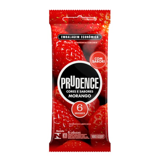 PRESERVATIVO PRUDENCE MORANGO C/6UN