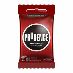 PRESERVATIVO PRUDENCE LUBRIFICADO COM 3UN