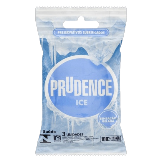 PRESERVATIVO PRUDENCE ICE COM 3UN