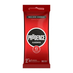 PRESERVATIVO PRUDENCE LUBRIFICADO COM 6UN