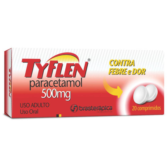 TYFLEN 500MG COM 20 CAPSULAS