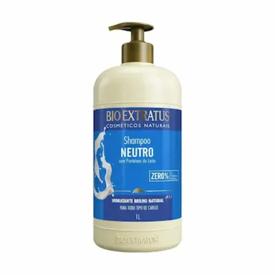 SHAMPOO BIO EXTRATUS NEUTRO PEROLADO PROTEINAS DO LEITE 1L