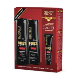KIT BIO EXTRATUS FORCA C/ PIMENTA 250ML GTS MASCARA 90G