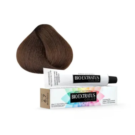 TINTURA DE CABELO BIO EXTRATUS 6.7 LOURO ESCURO CHOCOLATE 60ML