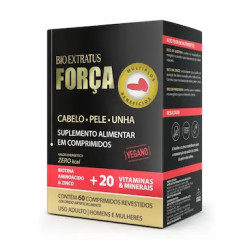 SUPLEMENTO ALIMENTAR FORCA VEGANO BIO EXTRATUS COM 60 CAPSULAS