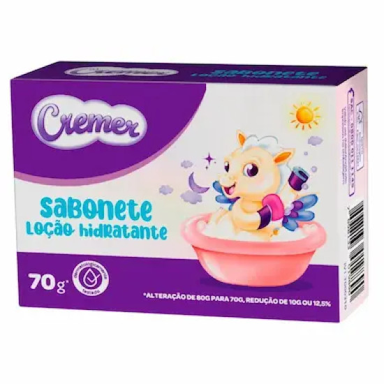 SABONETE INFANTIL CREME GLICERINADO 80G