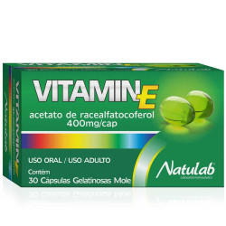 VITAMINA E 400MG COM 30 CAPSULAS