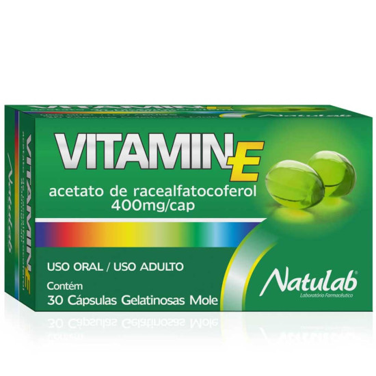 VITAMINA E 400MG COM 30 CAPSULAS