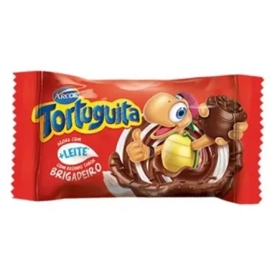 CHOCOLATE TORTUGUITA CHOCOLATE COM BRIGADEIRO 15,5G