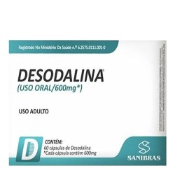 DESODALINA 600MG C/60 CAPSULAS