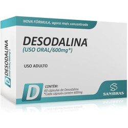 DESODALINA 600MG COM 60 CAPSULAS