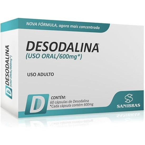 DESODALINA 600MG COM 60 CAPSULAS