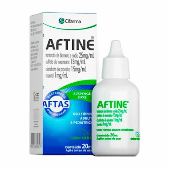 AFTINE SUSP ORAL COM 20 ML