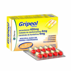 GRIPEOL 400 MG COM 20 CAPSULAS