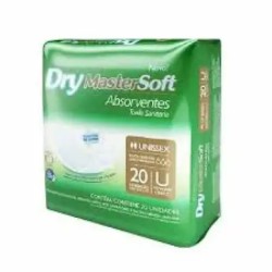 ABSORVENTE GERIATRICA DRY MASTERSOFT C/20 UNID