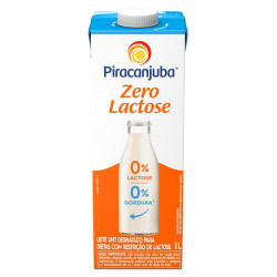 LEITE ZERO LACTOSE PIRACANJUBA 1LT