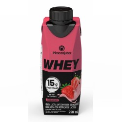WHEY PIRACANJUBA MORANGO ZERO LACTOSE 15G 250ML