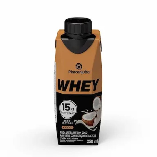WHEY PIRACANJUBA COCO ZERO LACTOSE 15G 250ML