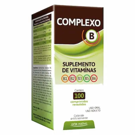 COMPLEXO B COM 100 CAPSULAS
