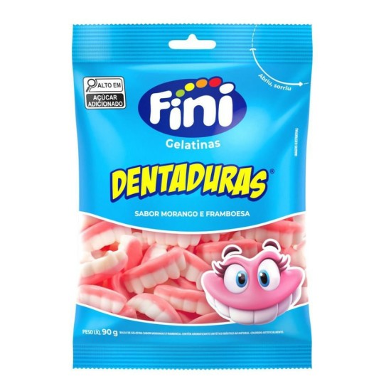 BALA DE GELATINA FINI DENTADURA 90G