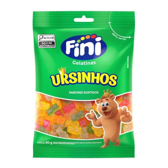 BALA DE GELATINA FINI URSINHOS SORTIDOS 90G