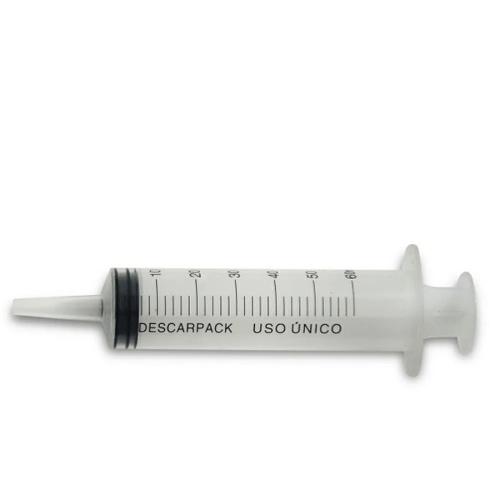 SERINGA DESCARPACK BICO CATETER 60ML