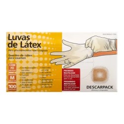 LUVAS DESCARPACK M C/PO C/100 UN
