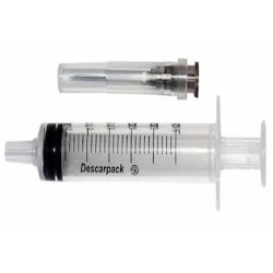 SERINGA DESCARPACK C/BICO LUER SLIP 3 ML C/AG 25X0,7