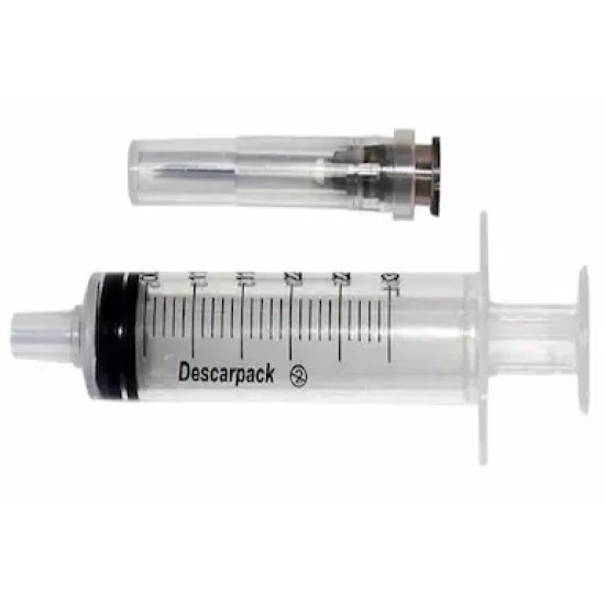 SERINGA DESCARPACK C/BICO LUER SLIP 3 ML C/AG 25X0,7